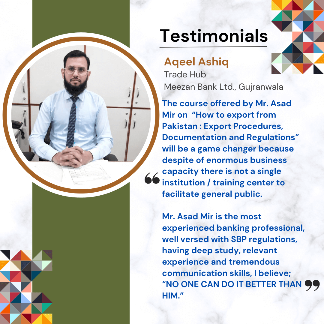 Testimonial - Aqeel Ashiq