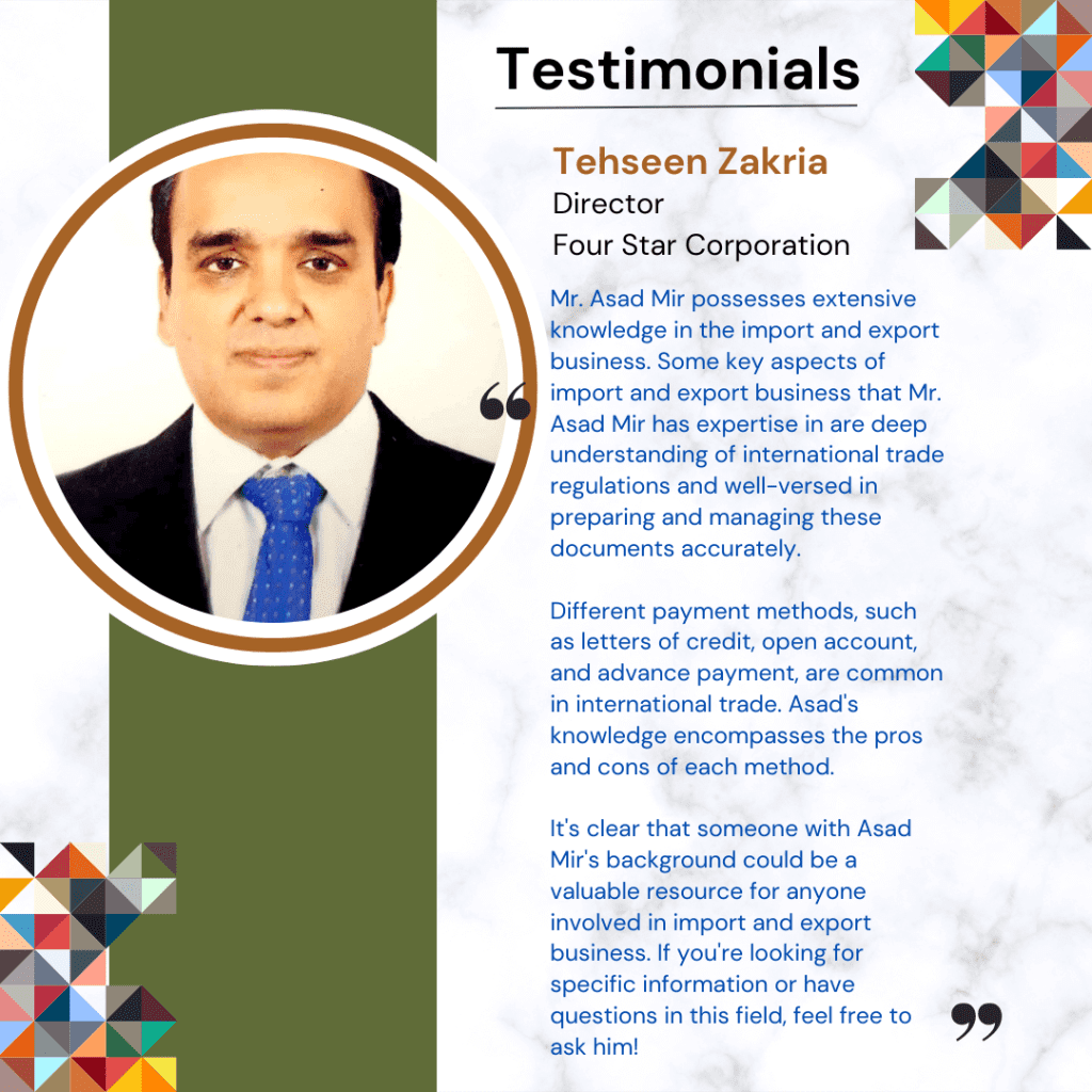 Testimonial - Tehseen Zakria